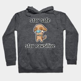 Nurse Dog, Stay Safe Stay Pawsitive Hoodie